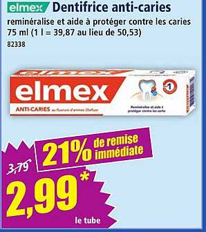 elmex Dentifrice anti-caries