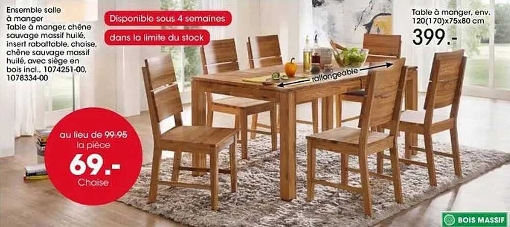 Ensemble salle à manger