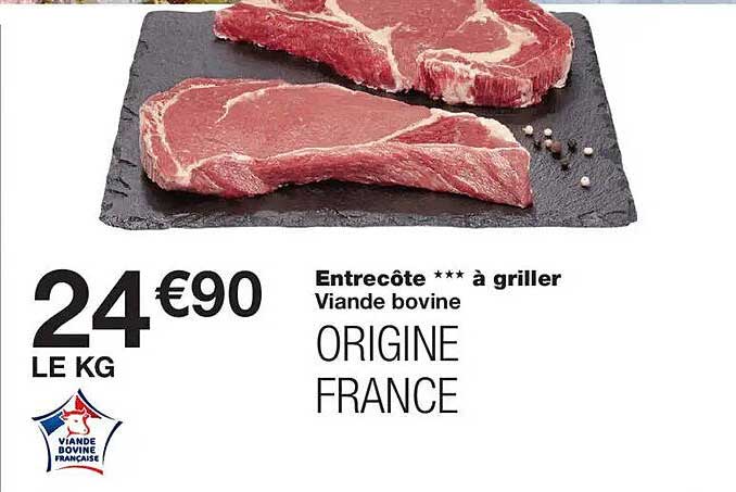 Entrecôte *** à griller