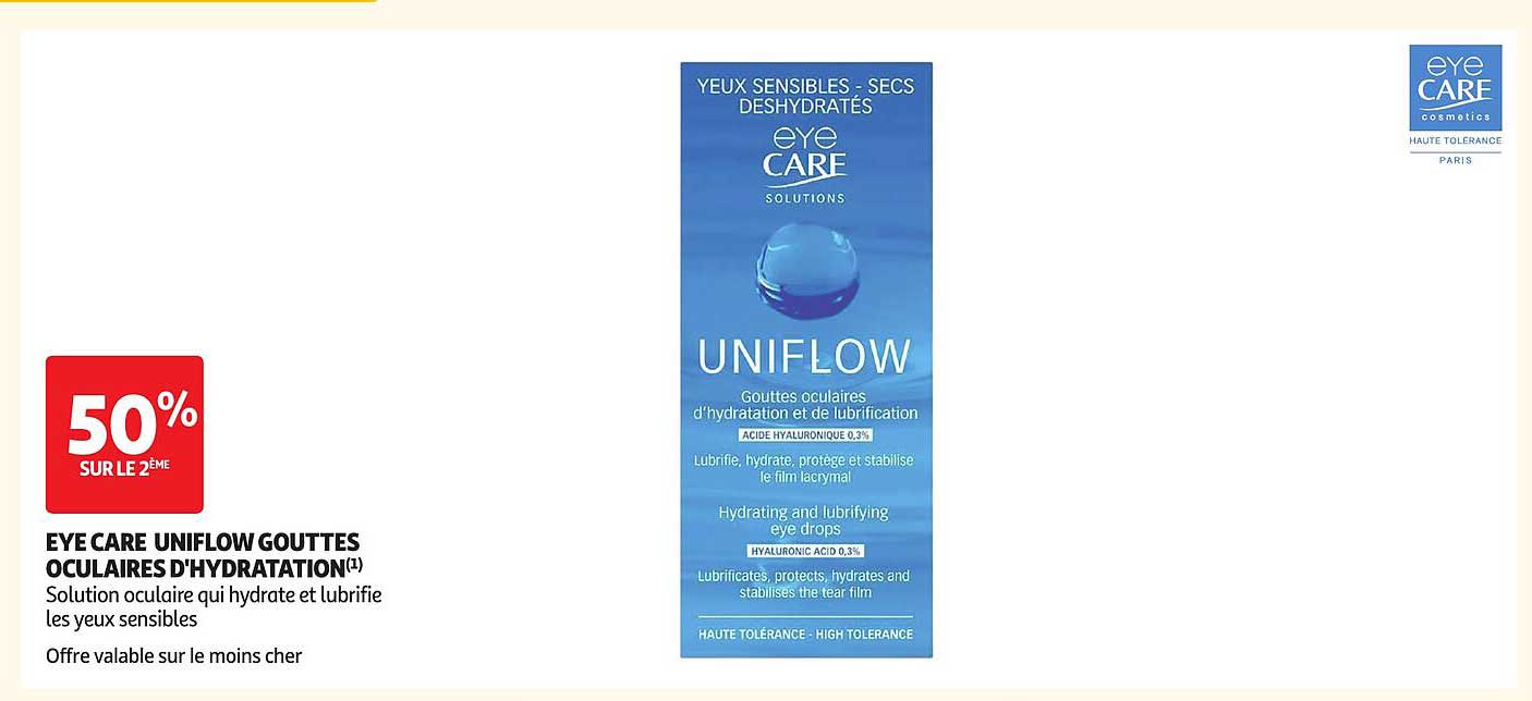 EYE CARE UNIFLOW GOUTTES OCULAIRES D'HYDRATATION