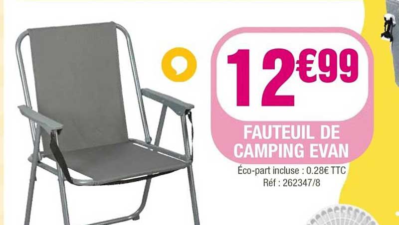 FAUTEUIL DE CAMPING EVAN