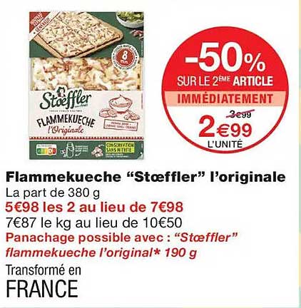Flammekueche “Stoeffler” l’originale