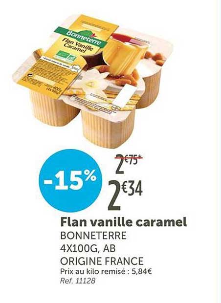 Flan vanille caramel