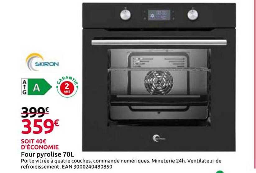 Four pyrolyse 70L