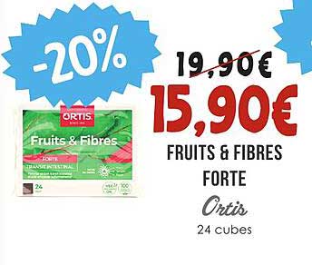 FRUITS & FIBRES FORTE Ortis 24 cubes