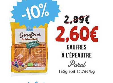 GAUFRES À L'ÉPEAUTRE Pural