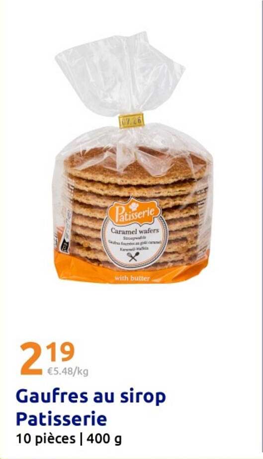 Gaufres au sirop Patisserie