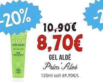 GEL ALOÉ Prim’ Aloé