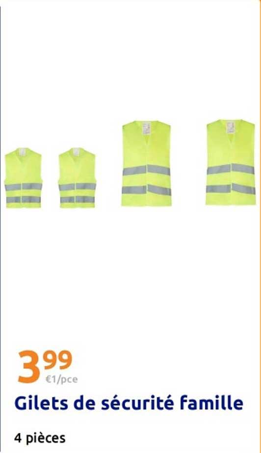 Gilets de sécurité famille