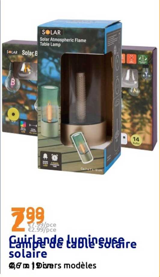 Guirlande lumineuse solaire