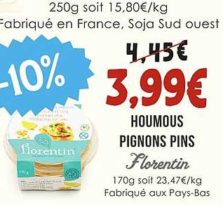 HOUMOUS PIGNONS PINS Florentin