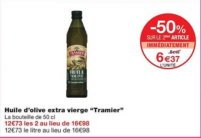 Huile d’olive extra vierge “Tramier”