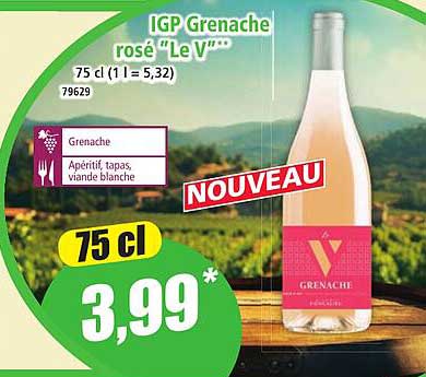 IGP Grenache rosé "Le V"