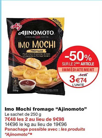 Imo Mochi fromage “Ajinomoto”