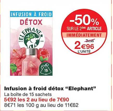 Infusion à froid détox “Elephant”