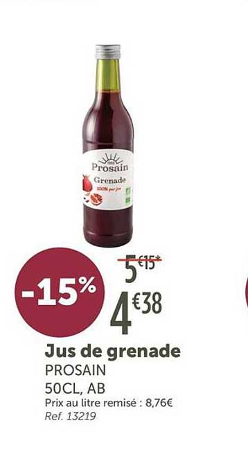 Jus de grenade PROSAIN 50CL, AB