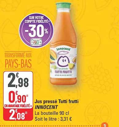Jus pressé Tutti frutti INNOCENT