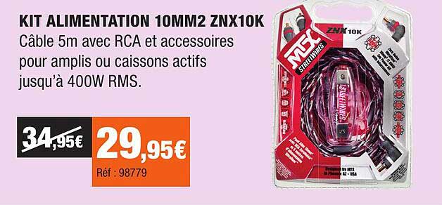 KIT ALIMENTATION 10MM2 ZNX10K