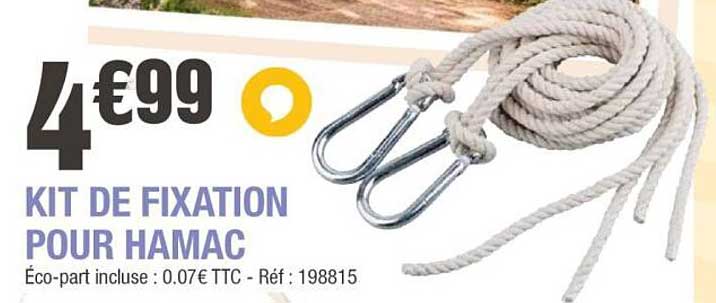 KIT DE FIXATION POUR HAMAC