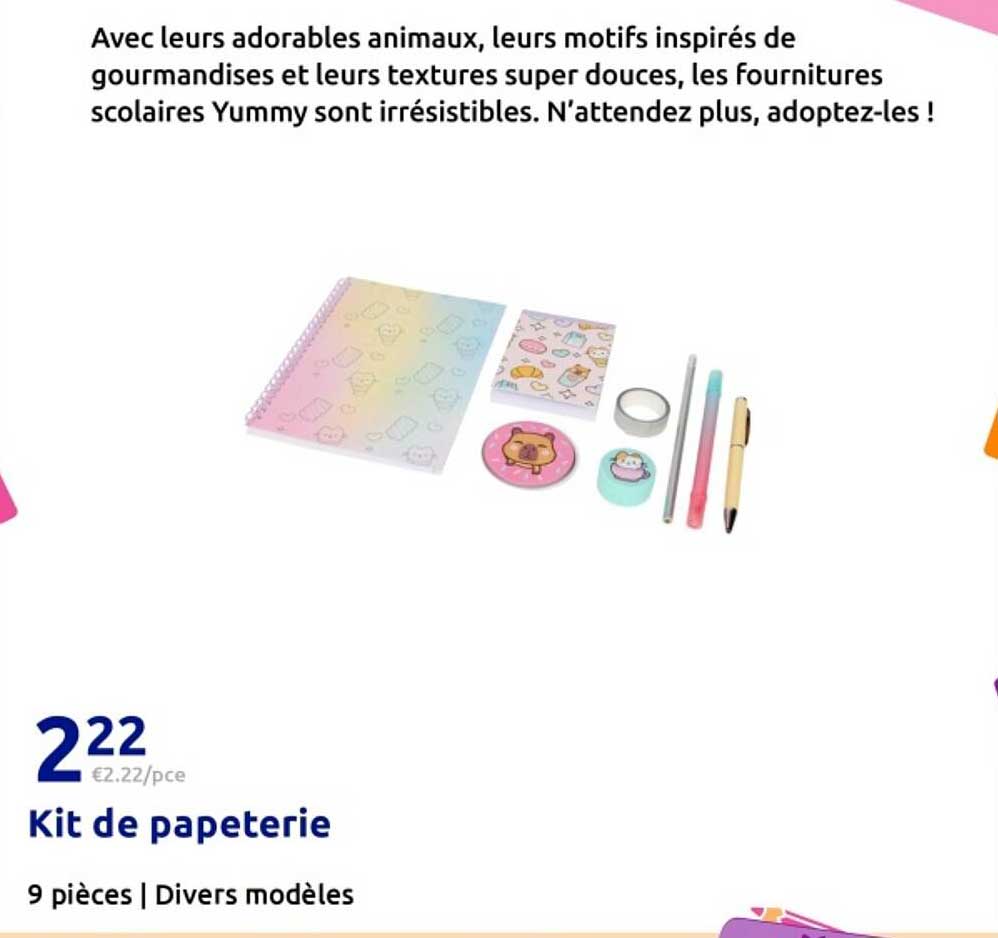 Kit de papeterie