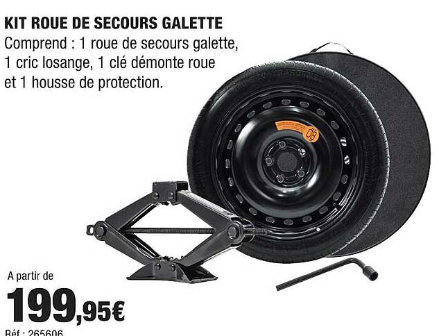 KIT ROUE DE SECOURS GALETTE