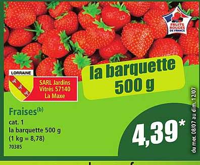 la barquette 500 g