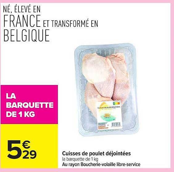 LA BARQUETTE DE 1 KG