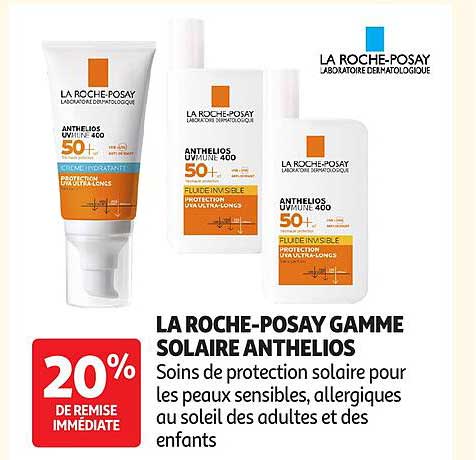 LA ROCHE-POSAY GAMME SOLAIRE ANTHELIOS