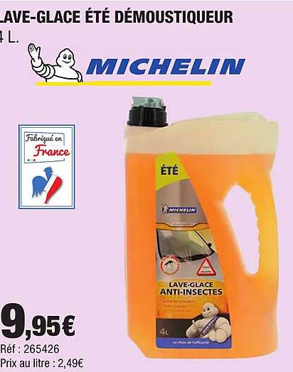 LAVE-GLACE ÉTÉ DÉMOUSSTIQUEUR 4 L.