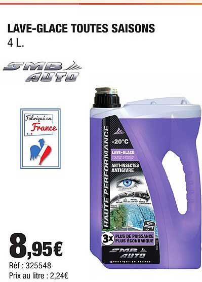 LAVE-GLACE TOUTES SAISONS 4 L.