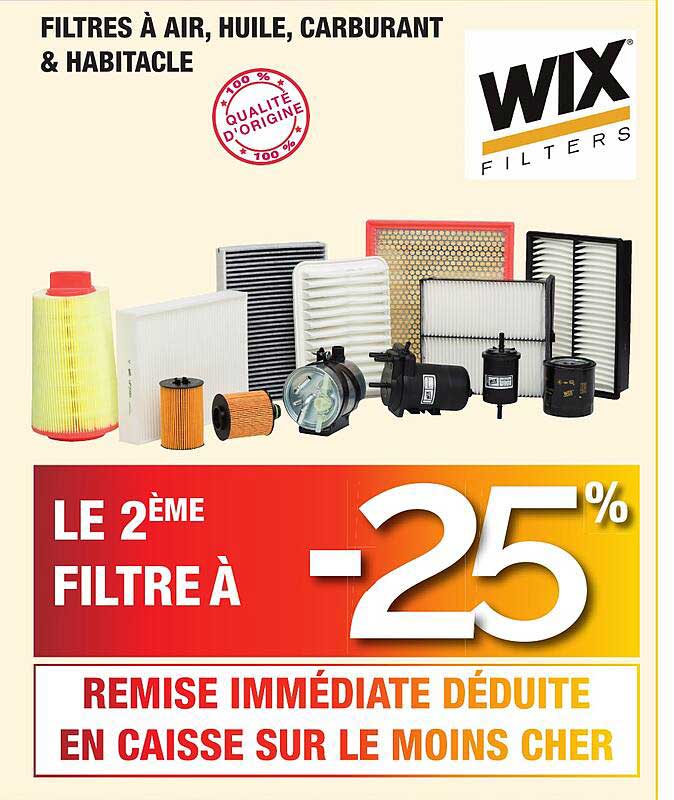 LE 2ÈME FILTRE À -25%