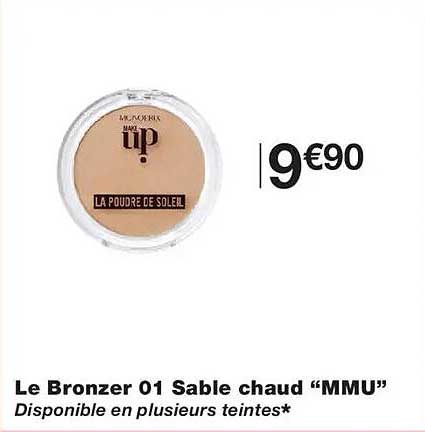 Le Bronzer 01 Sable chaud “MMU”