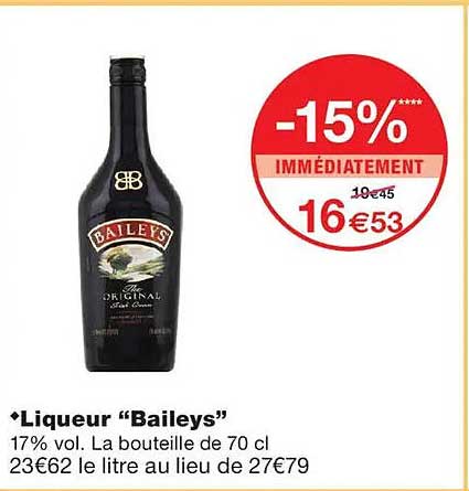 Liqueur “Baileys”