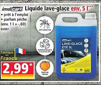Liquide lave-glace env. 5 l