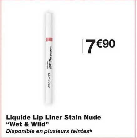 Liquide Lip Liner Stain Nude “Wet & Wild”
