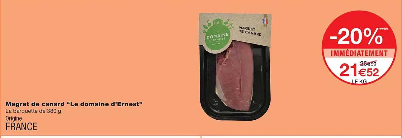 Magret de canard “Le domaine d’Ernest”
