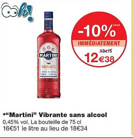 “Martini” Vibrante sans alcool