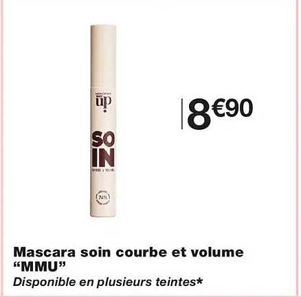 Mascara soin courbe et volume “MMU”