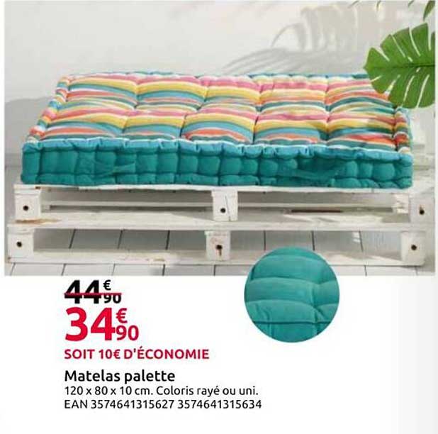 Matelas palette