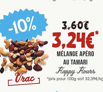 MÉLANGE APÉRO AU TAMARI Happy Hours