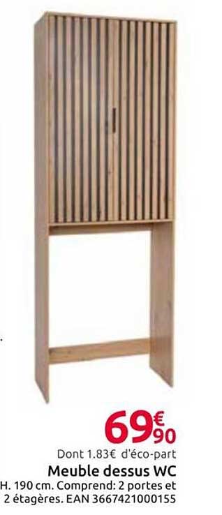 Meuble dessus WC
