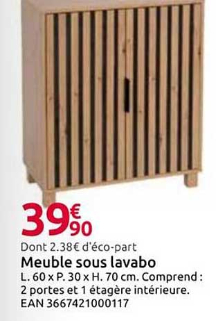 Meuble sous lavabo