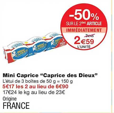 Mini Caprice “Caprice des Dieux”