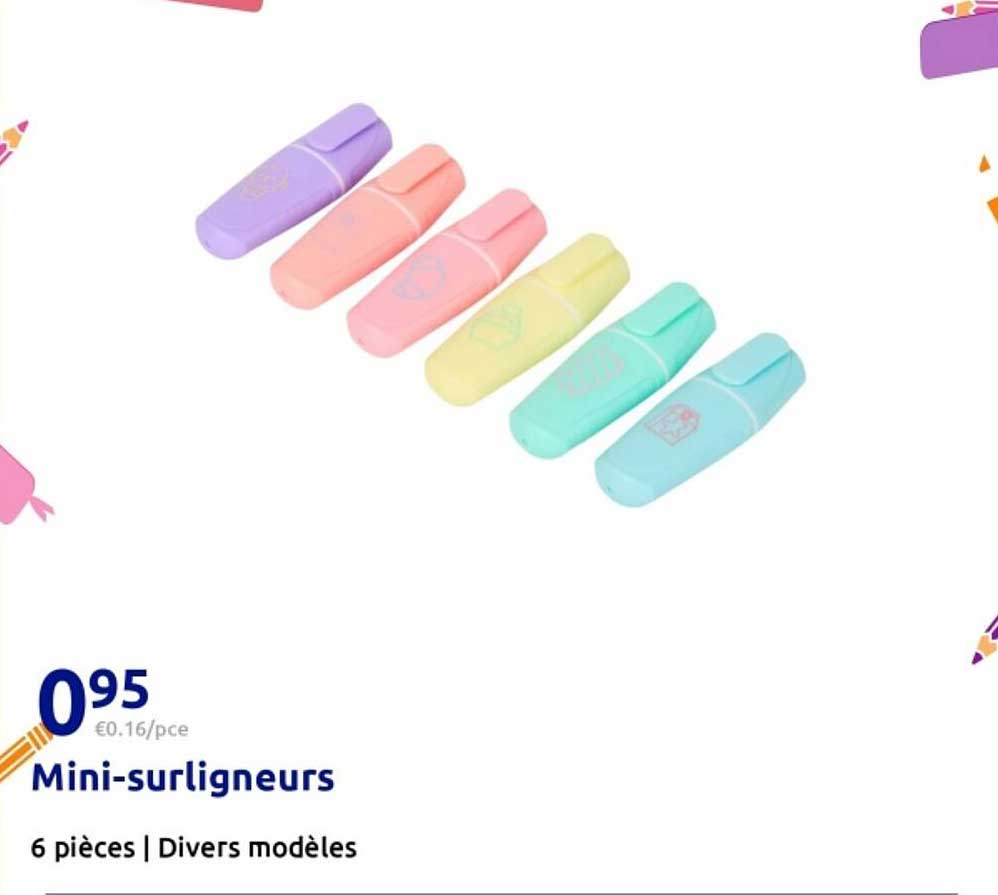 Mini-surligneurs
