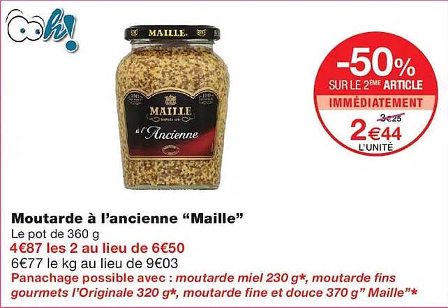 Moutarde à l’ancienne “Maille”