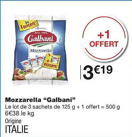 Mozzarella “Galbani”