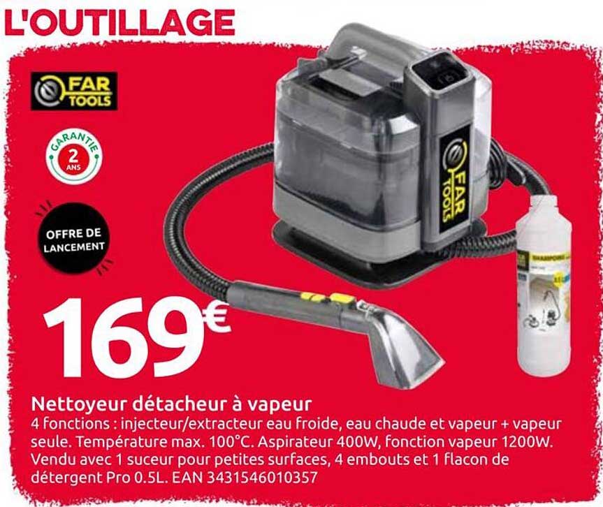 Nettoyeur détacheur à vapeur