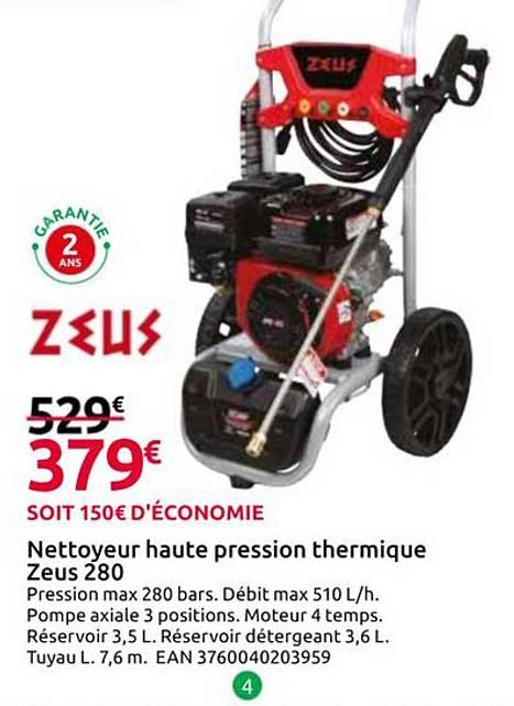 Nettoyeur haute pression thermique Zeus 280