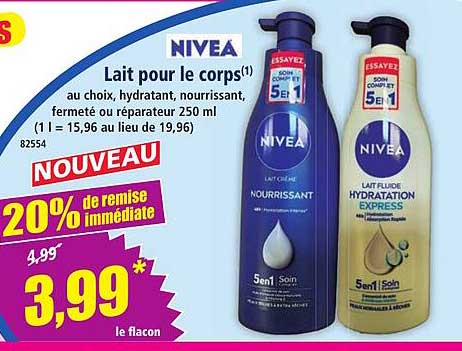 NIVEA Lait pour le corps