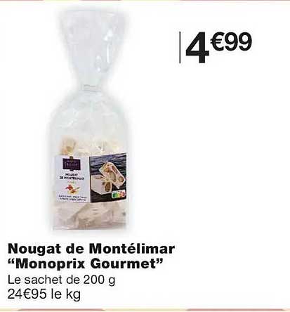 Nougat de Montélimar “Monoprix Gourmet”